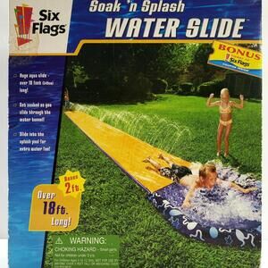 Six Flags Soak 'N Splash Water Slide over 18 Feet long. Brand New!!